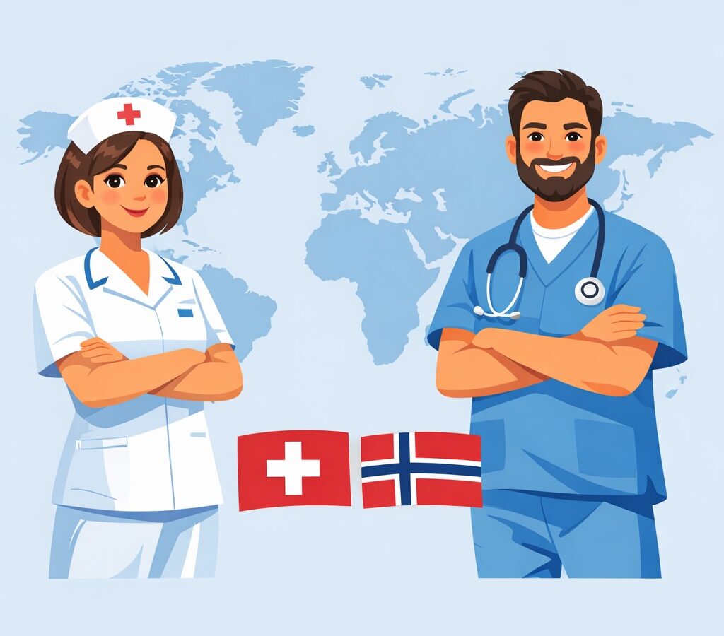 Monet suomalaiset sairaanhoitajat työskentelevät ulkomailla esimerkiksi Norjassa ja Ruotsissa.